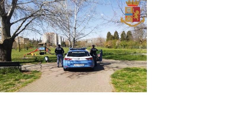 Al parco nonostante il divieto, denunciati cinque ragazzi