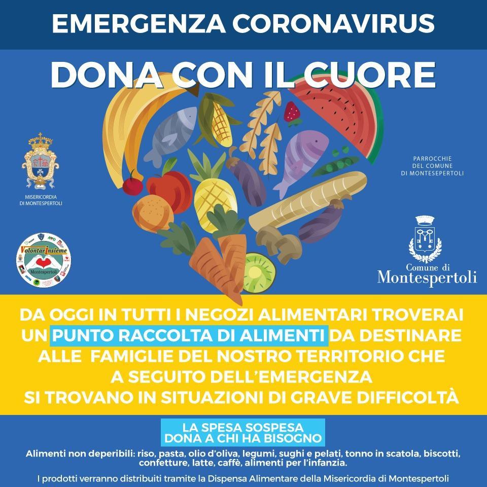 L'iniziativa "'La spesa sospesa. Dona a chi ha bisogno" a Montespertoli