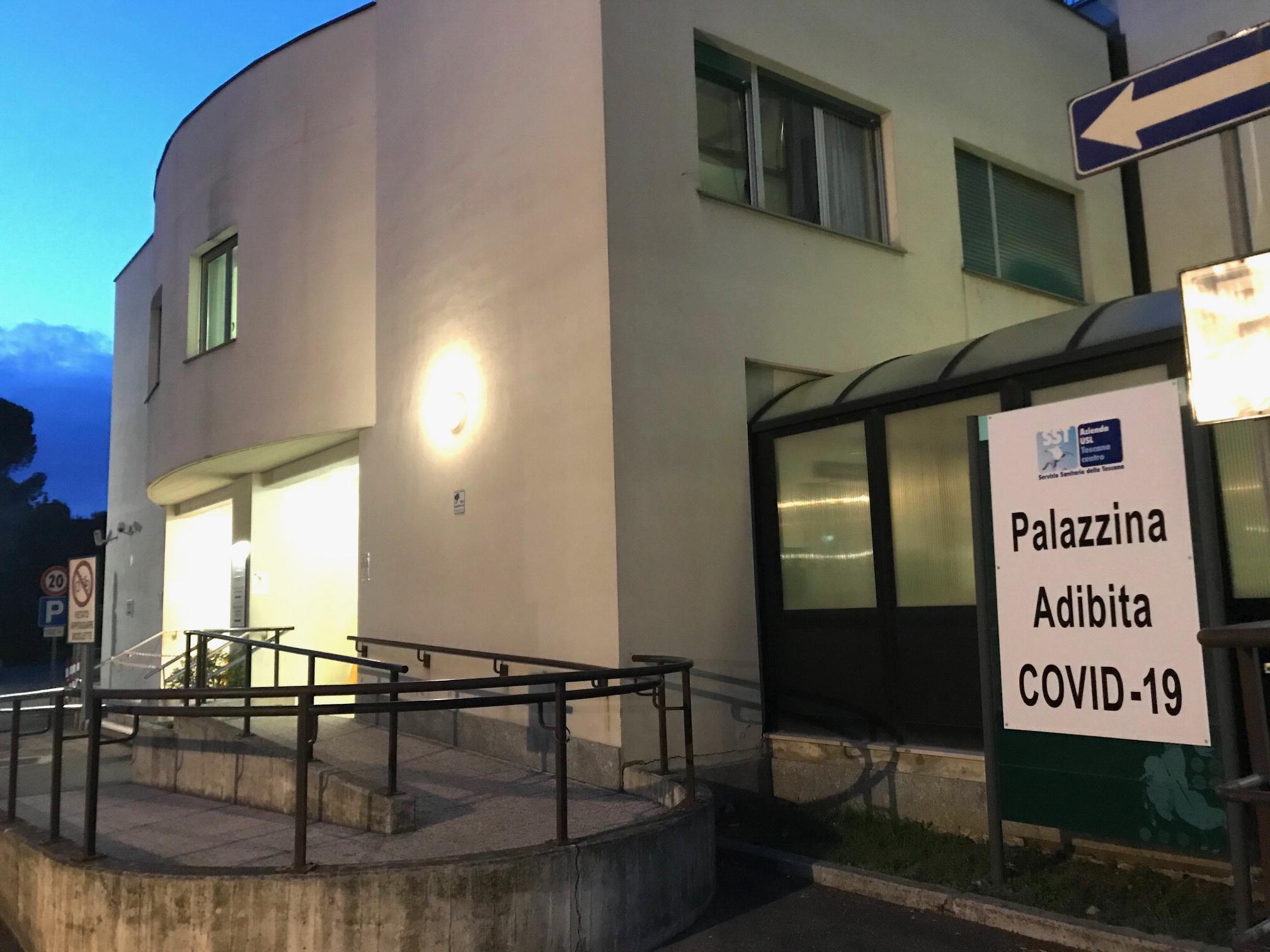 La Palazzina dell'ex ospedale Misericordia e Dolce che ospiterà una parte dei pazienti contagiati dimessi dal Santo Stefano