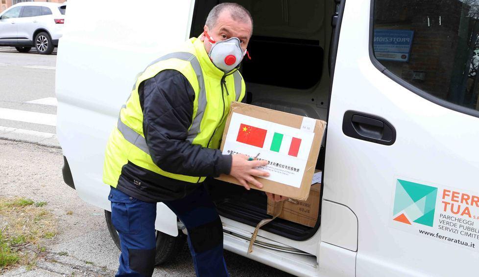 Dispositivi dalla Cina È partita la distribuzione con la Protezione civile 