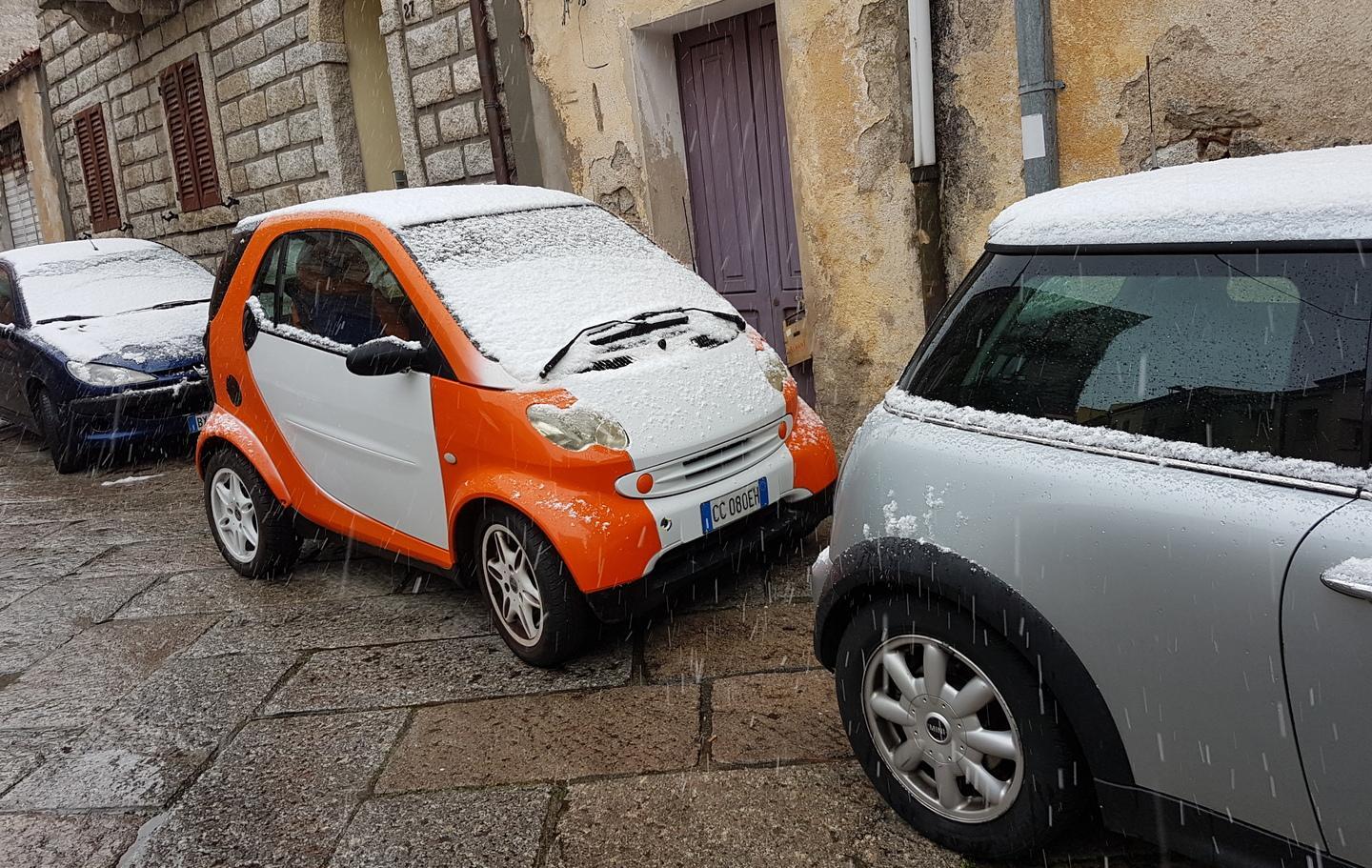 La prima neve è arrivata in primavera 