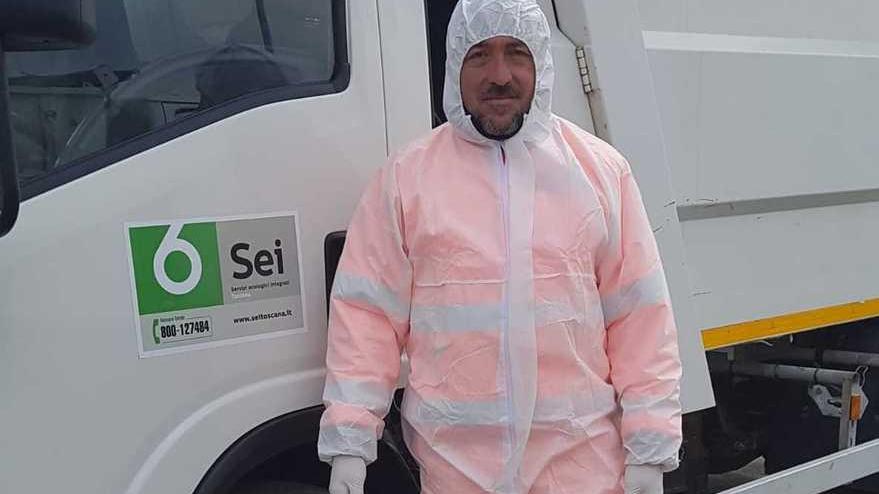 Enrico Bagalà, 47 anni di Pitigliano, lavora per Sei Toscana dal 2018