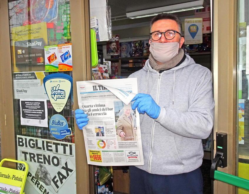 Mirko e Laila dell’edicola “L’Oasi” «Per ora continuiamo a lavorare» 