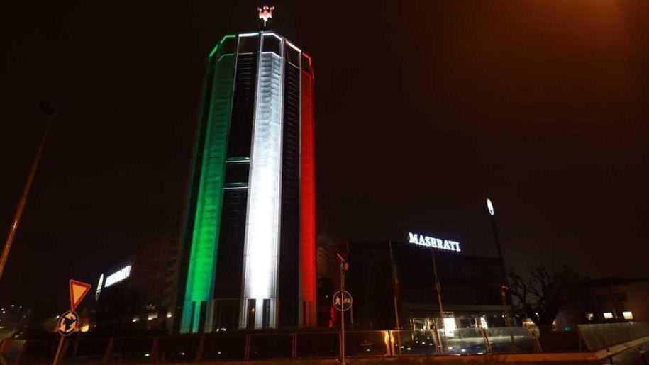 Il Tridente è tricolore «per Modena e per l’Italia»