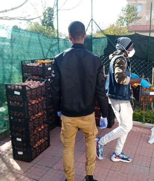 In campo anche i ragazzi dello Sprar