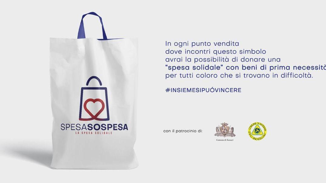 Coronavirus, a Sassari parte la raccolta “Spesa sospesa” per le famiglie bisognose