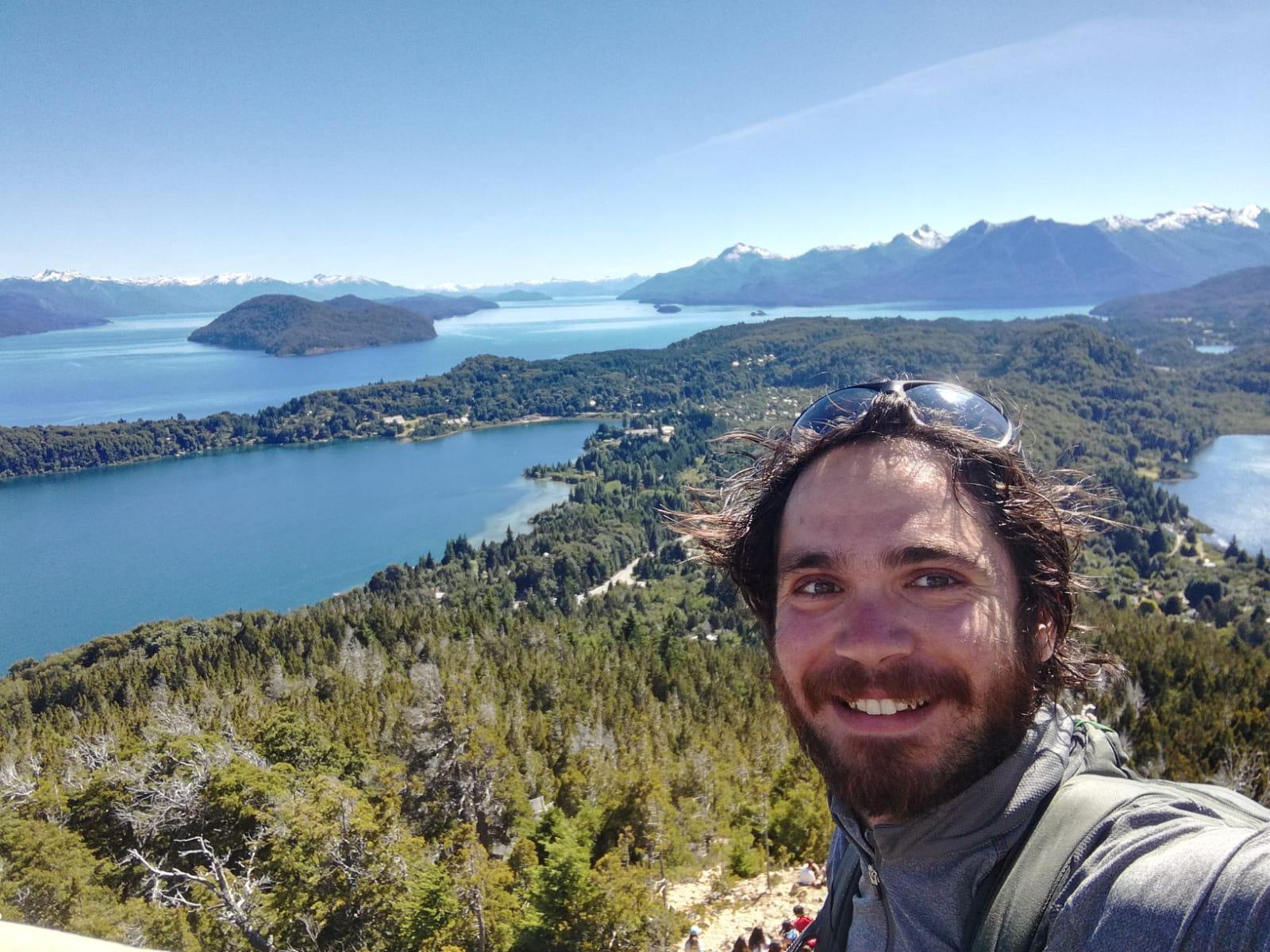Luca Piantandosi fa l'accompagnatore turistico. Ora è in quarantena in Patagonia