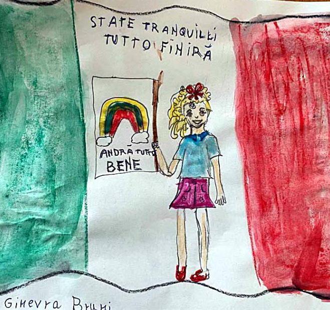 I disegni di speranza dei bimbi saranno affissi nelle farmacie