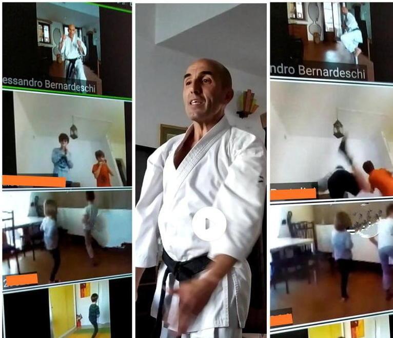 «Il karate? Lo insegno con Zoom» 