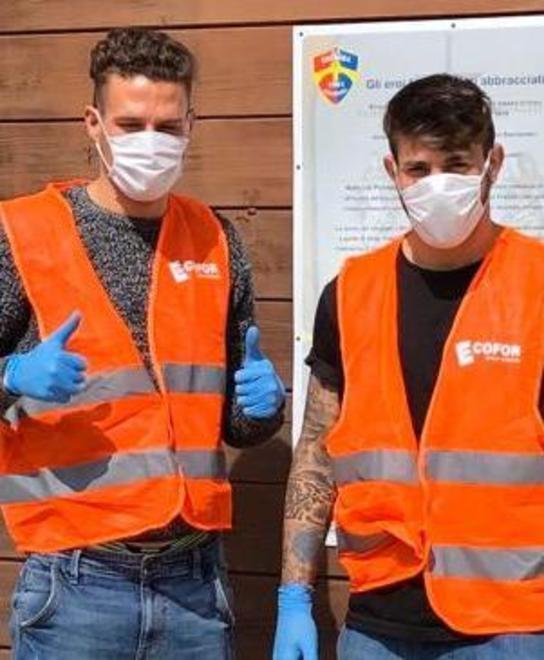 Protagonisti anche i calciatori del Pontedera