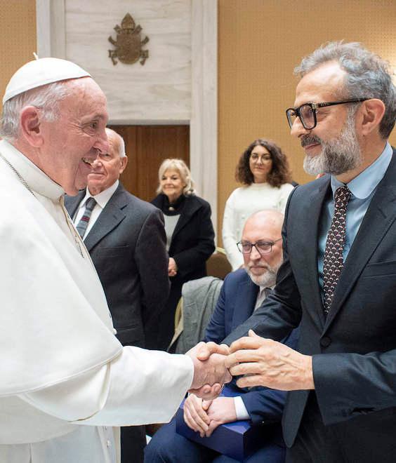 Bottura e il Papa contro gli sprechi