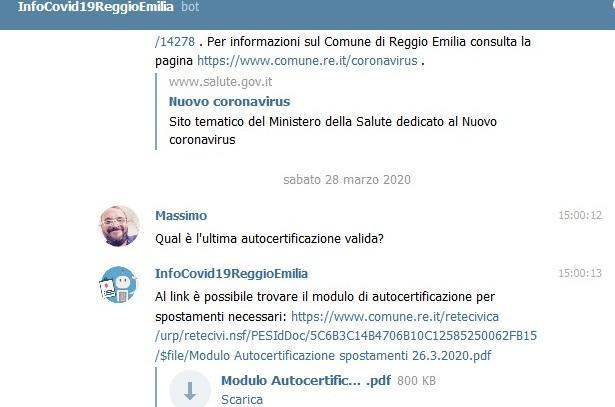 Hai dubbi sul Coronavirus? Ora puoi chiedere a Telegram 