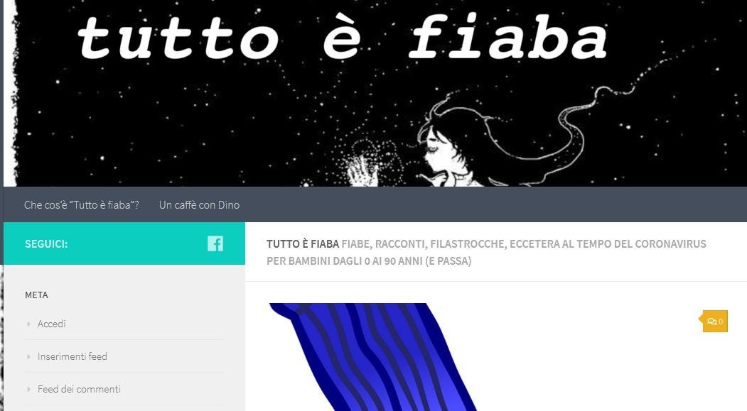 C'era una volta un sito di fiabe per sconfiggere il Coronavirus