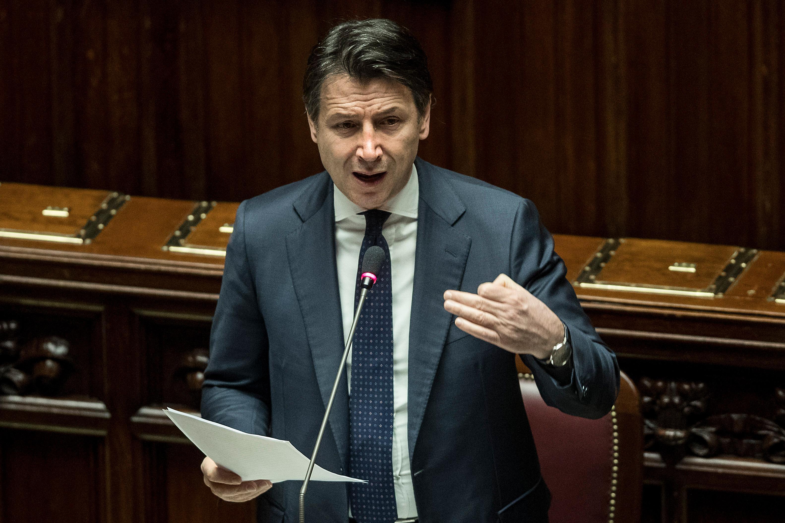 Il presidente del Consiglio dei ministri Giuseppe Conte