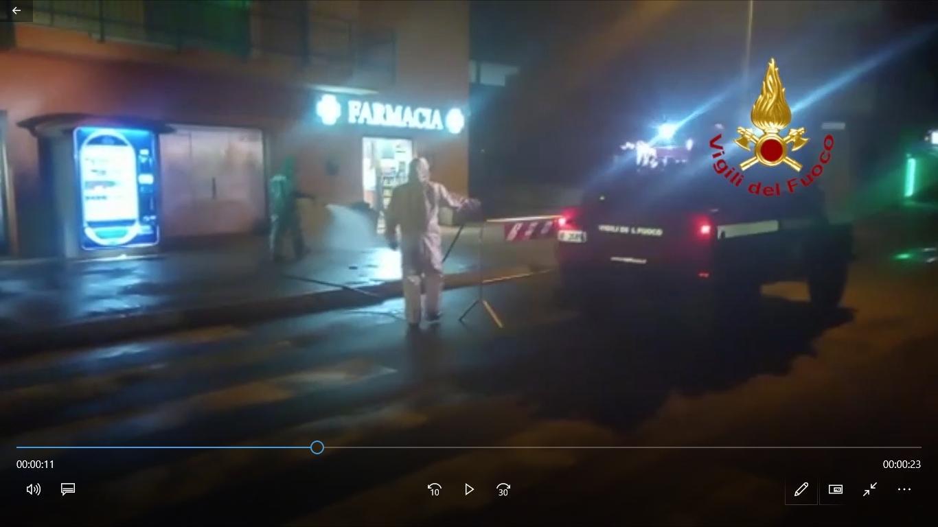 Iglesias, sanificate le aree di maggior assembramento