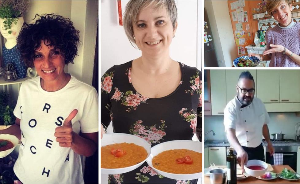 Da sinistra Sofia Capuano, Francesca Rosati, Bianca Giananti e Federico Ciabattini