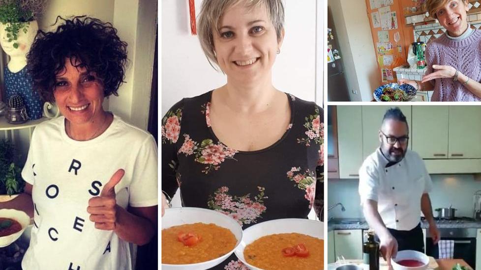 Da sinistra Sofia Capuano, Francesca Rosati, Bianca Giananti e Federico Ciabattini