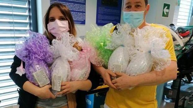 Uova di Pasqua in reparto grazie all’Ada
