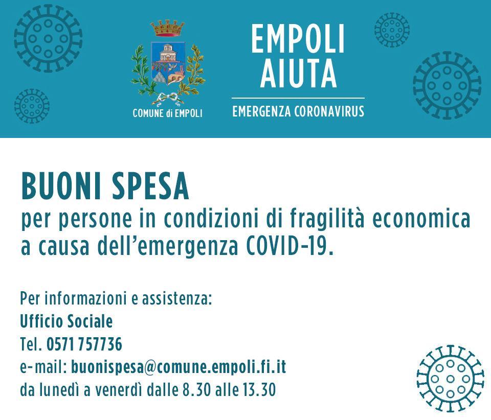 Ecco dove rivolgersi per chiedere informazioni sui buoni spesa