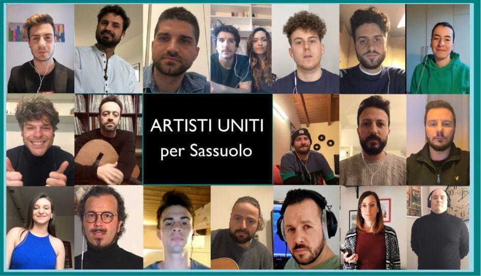 Sassuolo Bertoli junior canta “Eppure soffia” con un team di artisti uniti per Sassuolo 