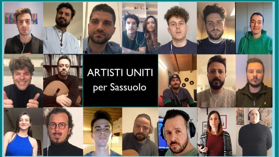Sassuolo Bertoli junior canta “Eppure soffia” con un team di artisti uniti per Sassuolo