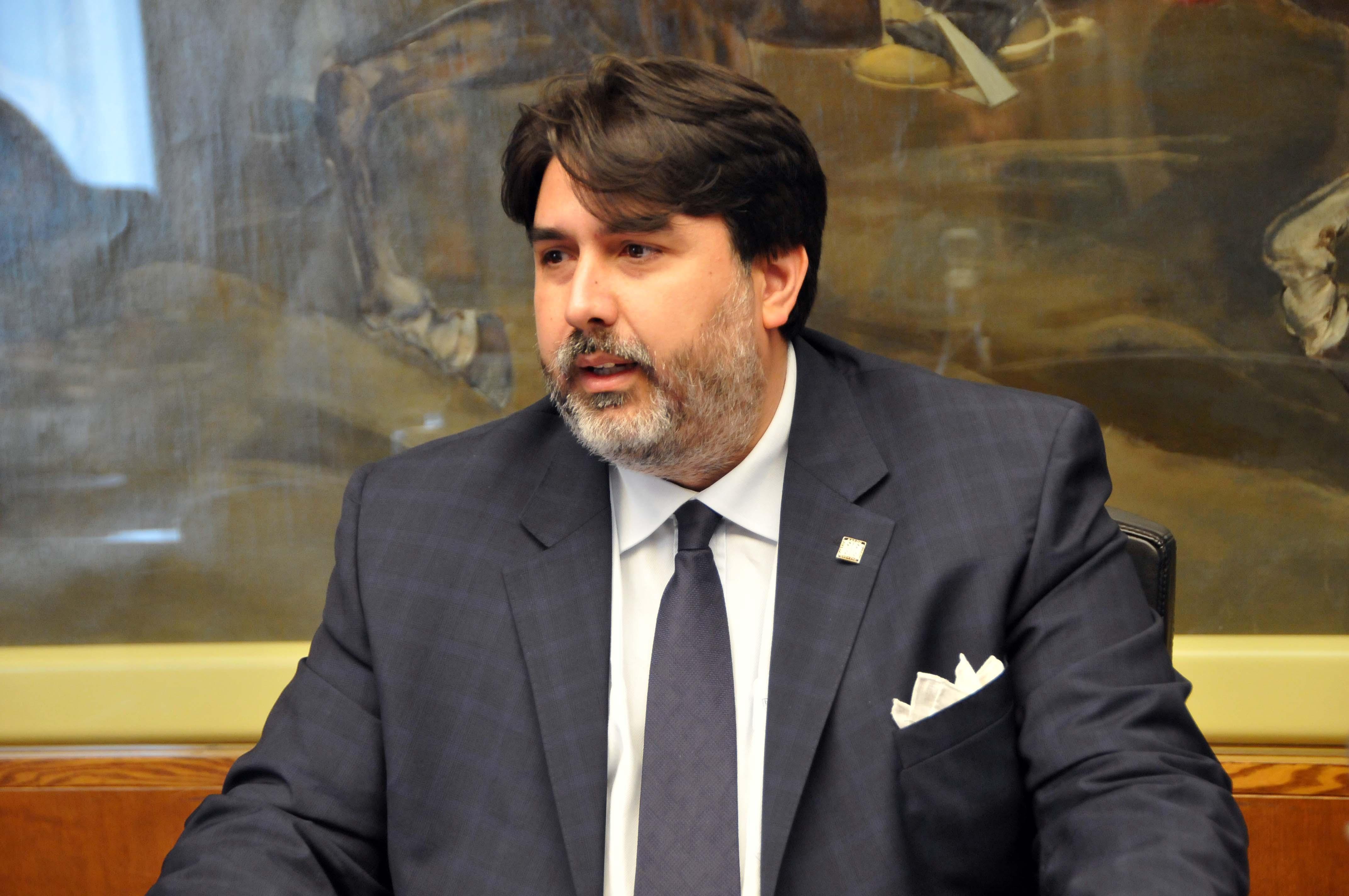 Il presidente Christian Solinas
