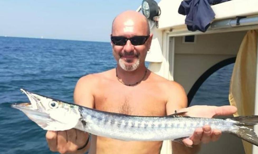 Domenico Cova e una delle sue grandi passioni, la pesca
