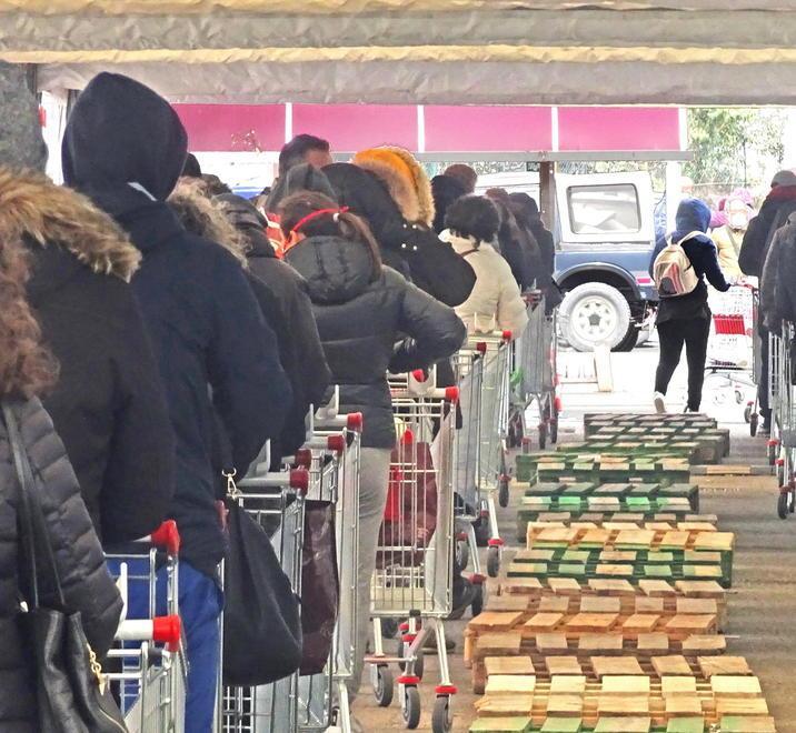 Al rallentatore al supermarket