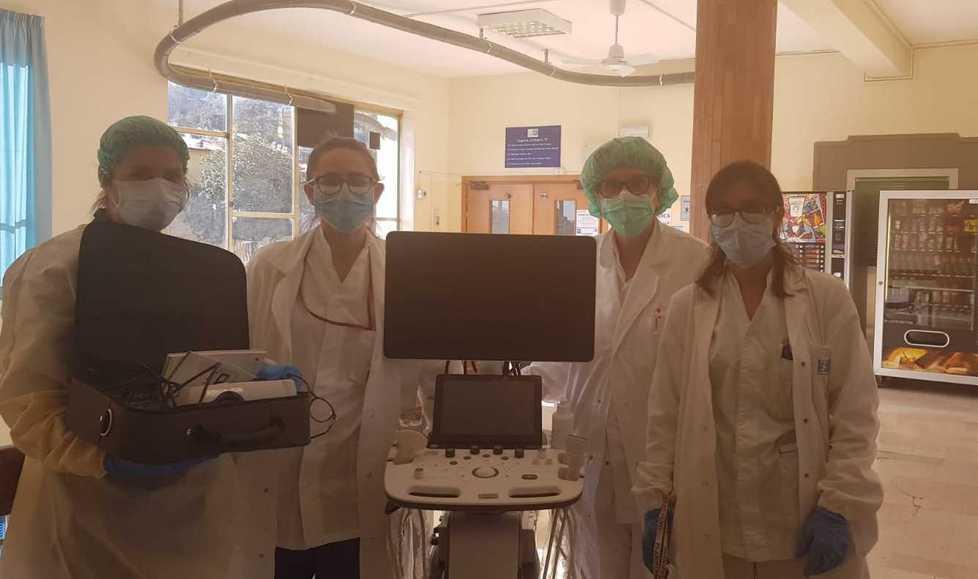 Donati ecografo e due ventilatori all’ospedale 