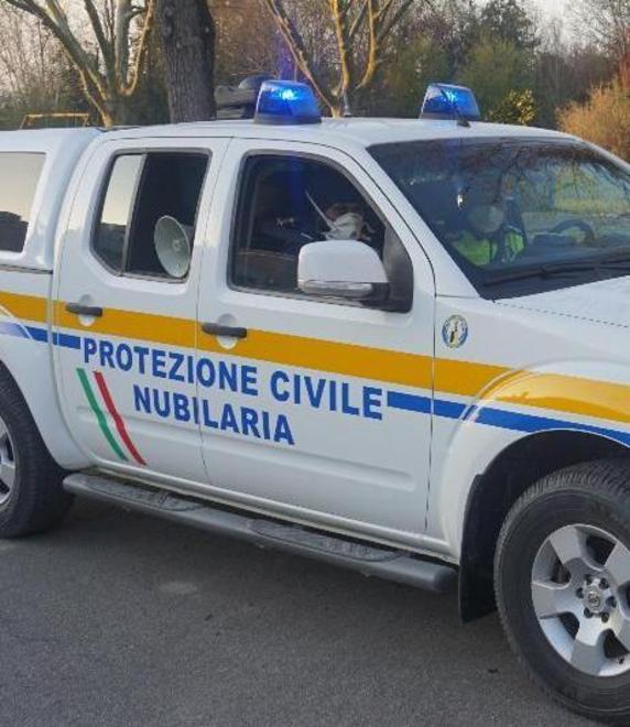 La Protezione civile col megafono invita a non uscire di casa