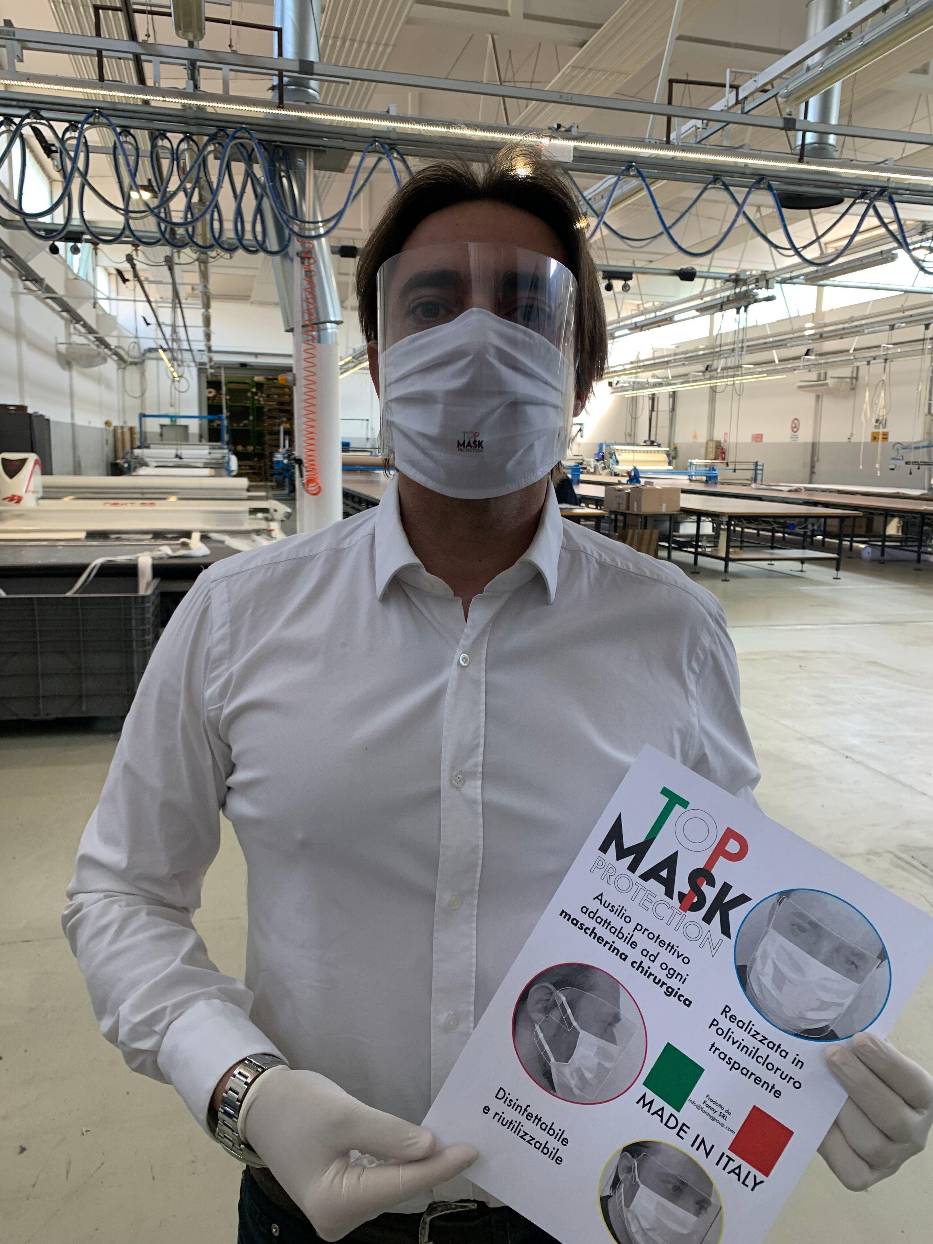 Il visore per mascherine inventato a Nonantola chiesto in tutto il mondo 
