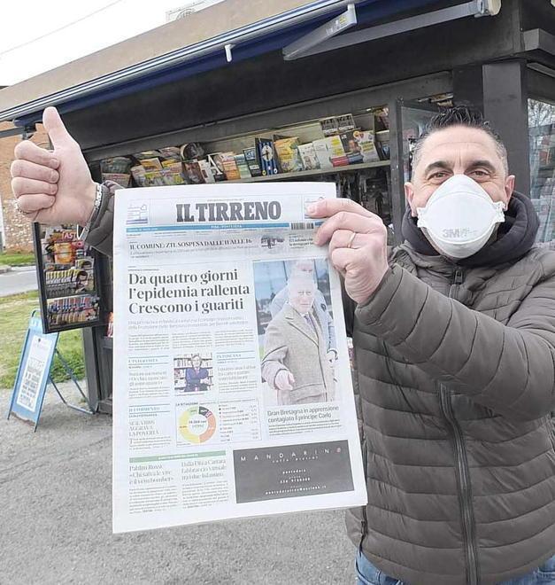 L’edicola di Arturo Lagomarsini in via Pietrasantina a Pisa