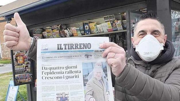 L’edicola di Arturo Lagomarsini in via Pietrasantina a Pisa