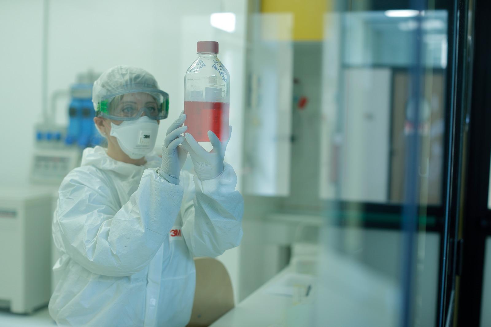 Il laboratorio in cui è stato coltivato il virus per mettere a punto il kit