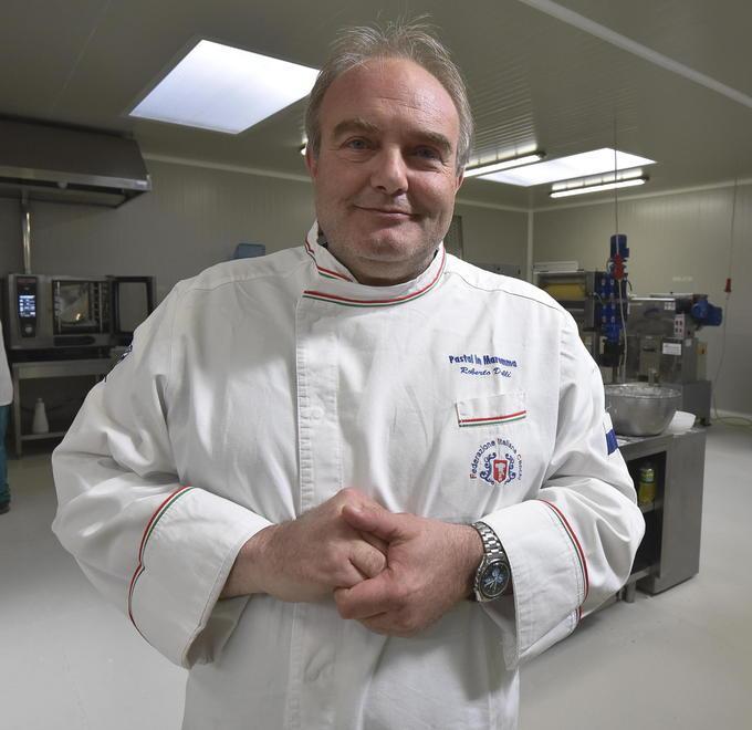 Il pastaio Roberto Delli (Foto Agenzia fotografica Bf)