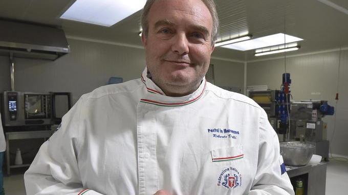 Il pastaio Roberto Delli (Foto Agenzia fotografica Bf)