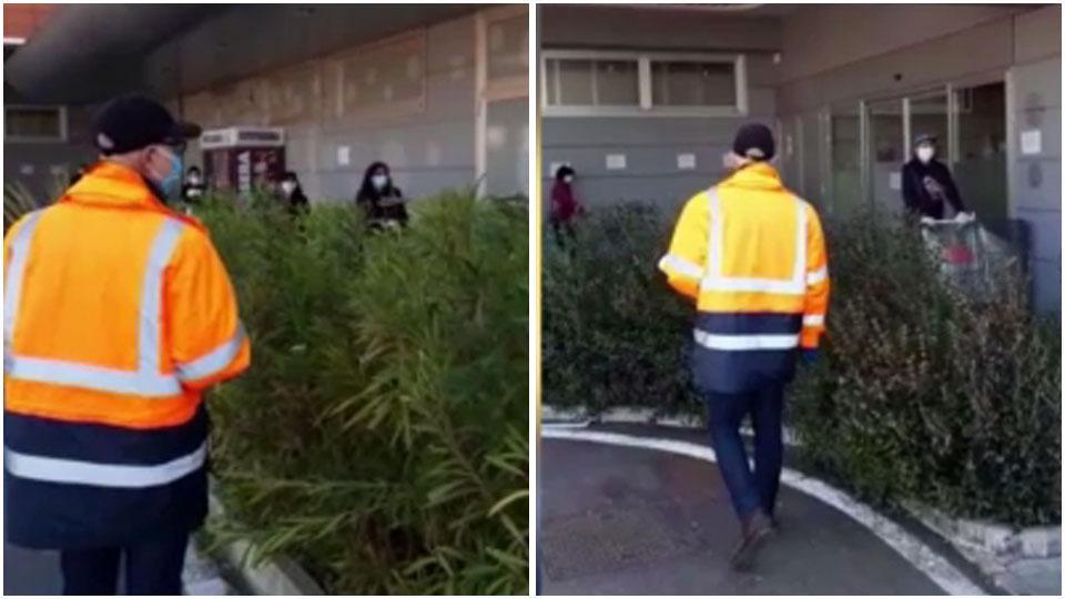 Coronavirus, il sindaco fa lo “sceriffo” al supermercato: controlla carrelli e scontrini - Video