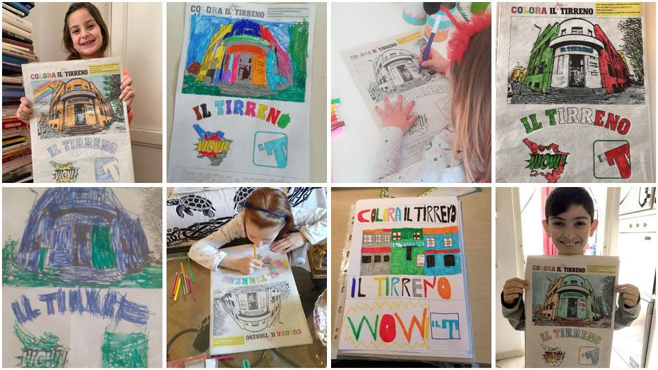 Colora Il Tirreno, le foto dei piccoli lettori - 1