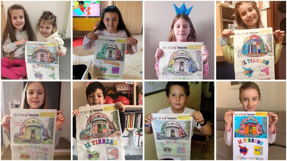 Colora Il Tirreno, le foto dei piccoli lettori - 2