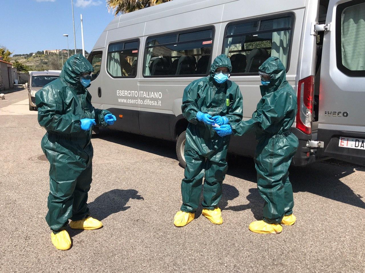 Coronavirus, i medici militari nella Rsa di Torralba