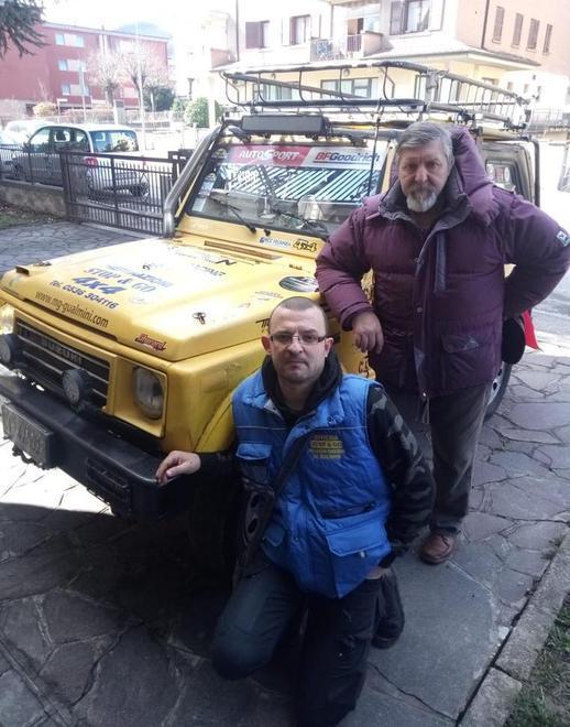 Fabio e Marino pronti per la futura sfida nel deserto del Marocco