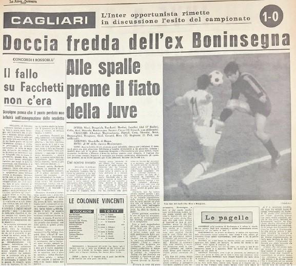 L'ex Boninsegna rallenta la corsa rossoblù