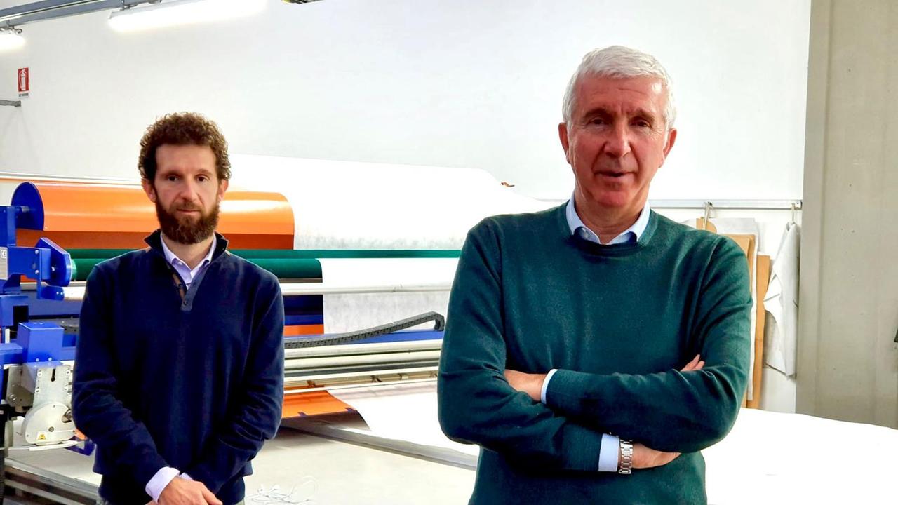 Alessio Ranaldo, presidente di Confindustria Toscana, con il padre Marco, presidente del Gruppo Pointex