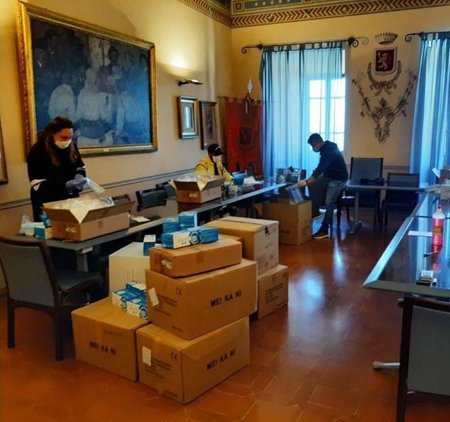 Consegne al via Mascherine già distribuite in città a 6500 famiglie 