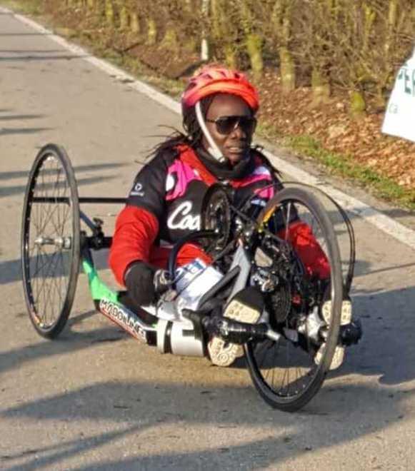 Juliet Kaine non si arrende: dopo il kayak ecco l’handbike 