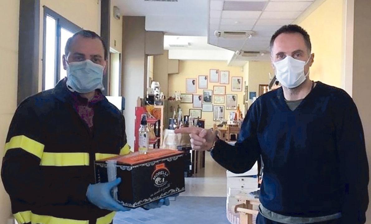 In due settimane vendute ventimila bottiglie dello spray alcolico prodotto da Morelli