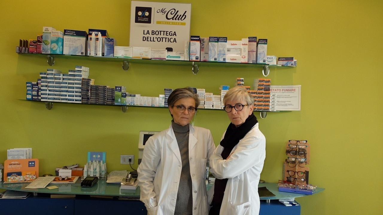 La Bottega dell'Ottica a Galciana con le responsabili del negozio