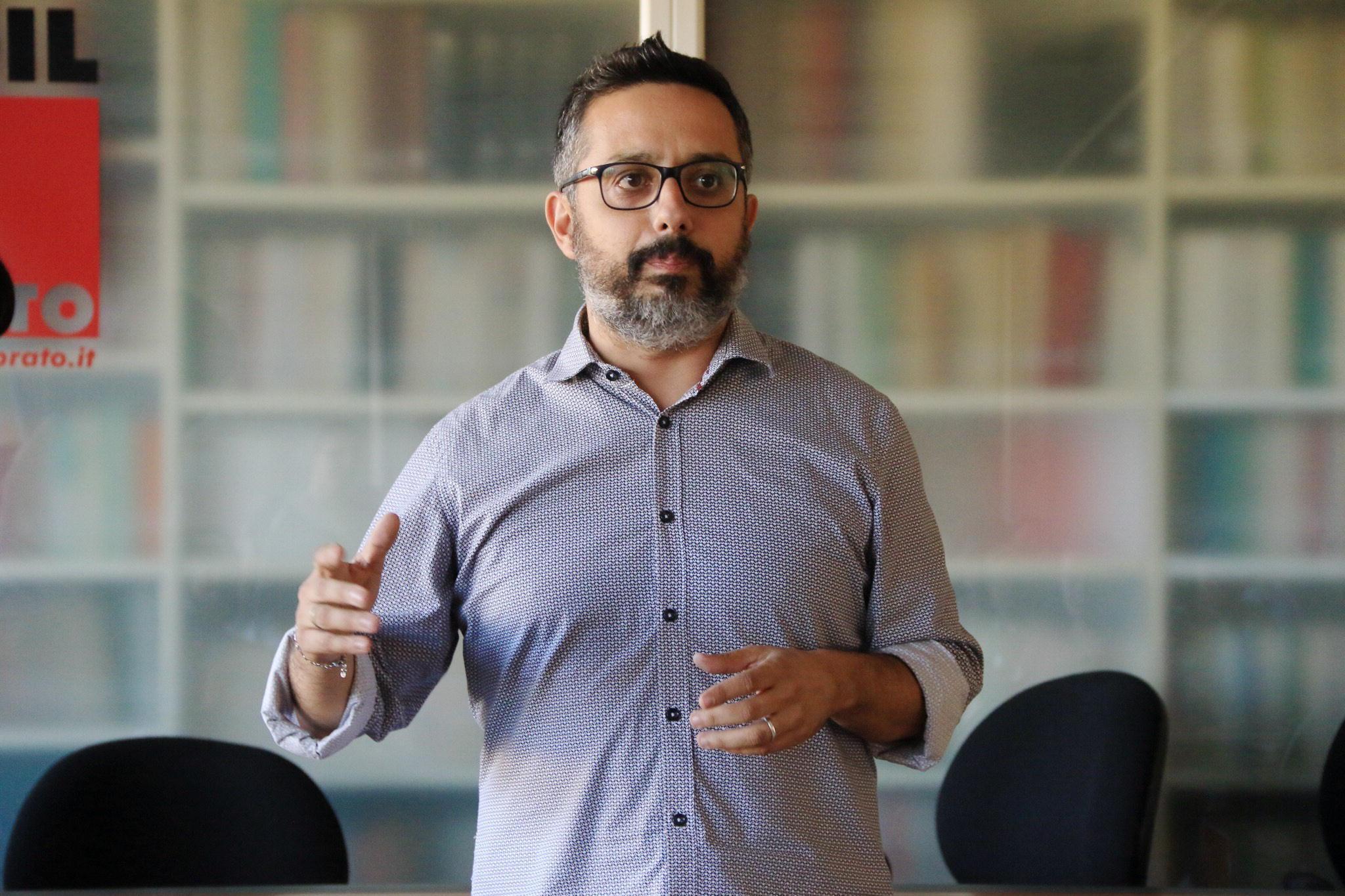 Il sindacalista della Filcams Cgil Nunzio Martino