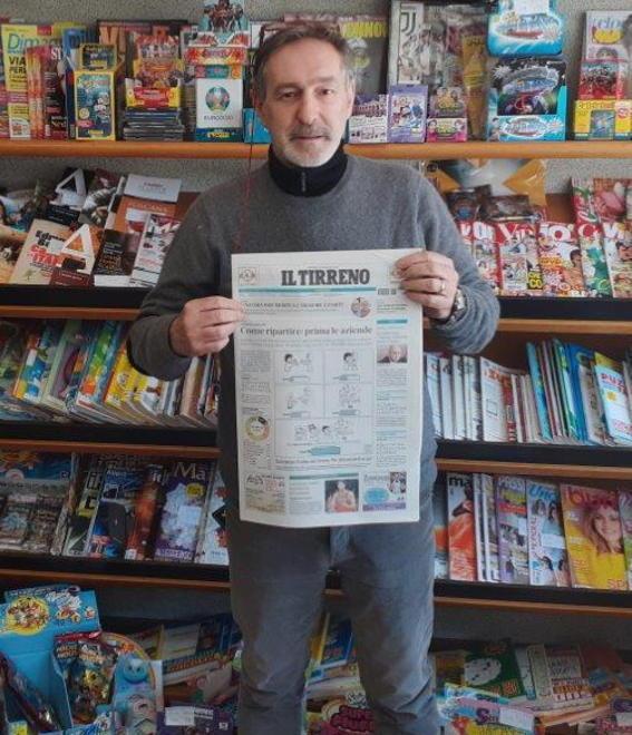 L’Edicola Bar Angelo resta aperta solo per vendere giornali 