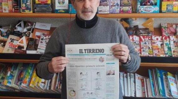 L’Edicola Bar Angelo resta aperta solo per vendere giornali